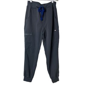 Figs Zamora Jogger Scrub Pants Pride Charcoal Gray Women's Small PETITE